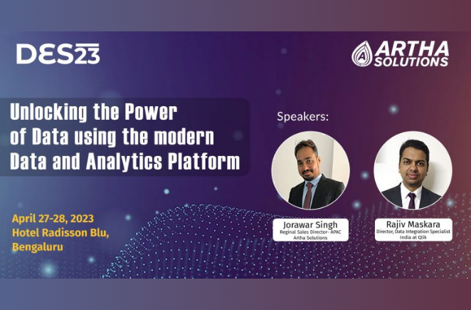 Artha & Qlik are Proud Silver Sponsors for Data Engineering Summit 2023