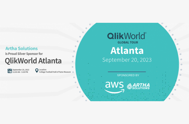 Artha Solutions proud sponsor for QlikWorld Atlanta